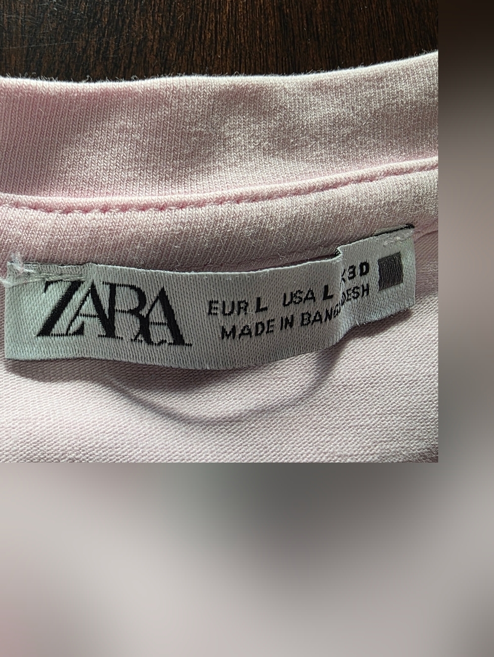 Zara Pale Pink Sleeveless Crop Tank - Picture 5 of 5